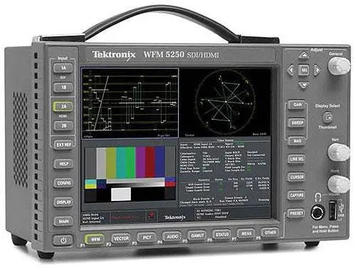 Wfm5250 Tektronix Service Monitor Used 1