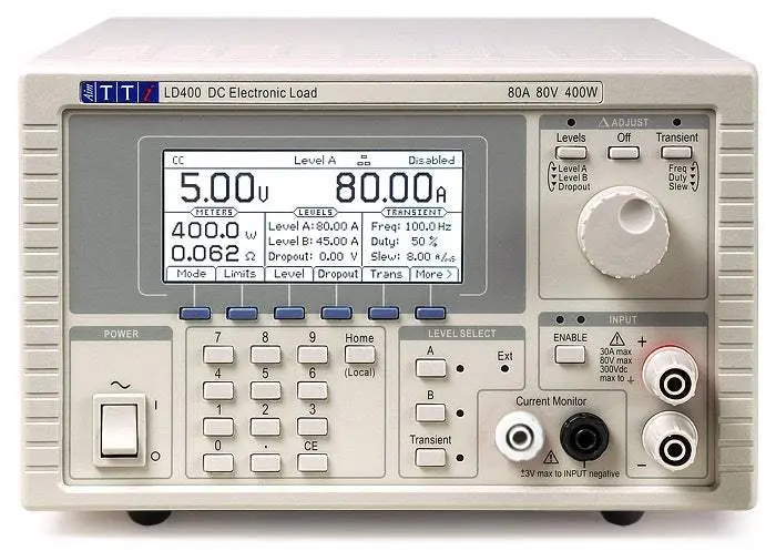 Ld400 Thurlby Thandar Instruments Dc Electronic Load New 1