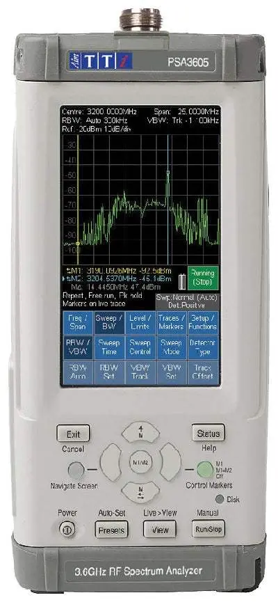 Psa3605usc Thurlby Thandar Instruments Spectrum Analyzer New 1