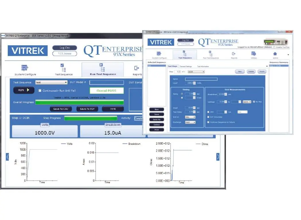 Qte-7 Vitrek Software New 1
