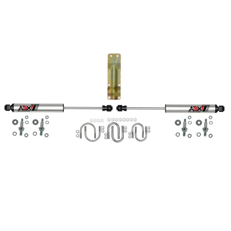Skyjacker Adx 2.0 Dual Steering Stabilizer Kit For 1967–1987 Gm K10–K35 Pickups – Cnc-Machined Aluminum Brackets 1
