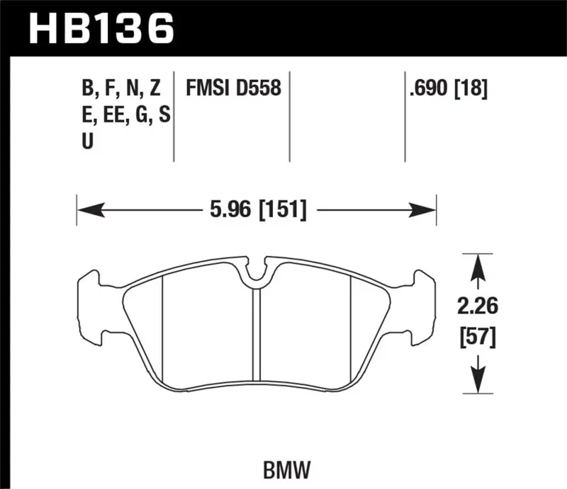 Hawk Performance Ceramic Brake Pads – Quiet, Low-Dust Street Application 1