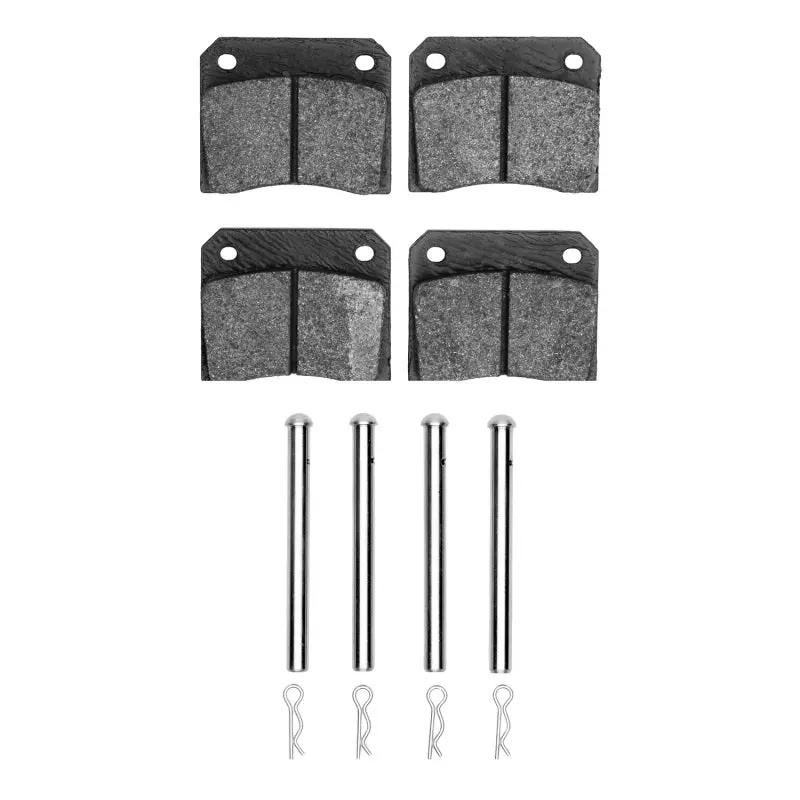 R1 Semi-Metallic Rear Brake Pad & Hardware Kit For 1968–1983 Delorean Dmc-12 1