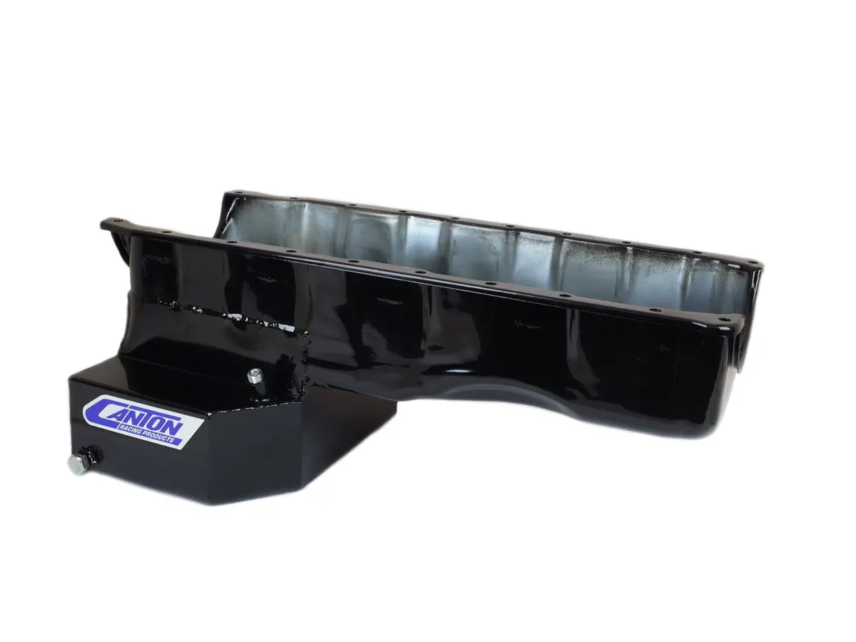 Canton 15-350Tblk Oil Pan Big Block Chevy Early Chevelle Street Pan T Sump 1