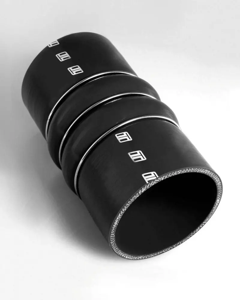Turbosmart Double-Hump Silicone Boost Hose – 3.5-Inch Diameter, Flexible Black Reinforced Tubing 1