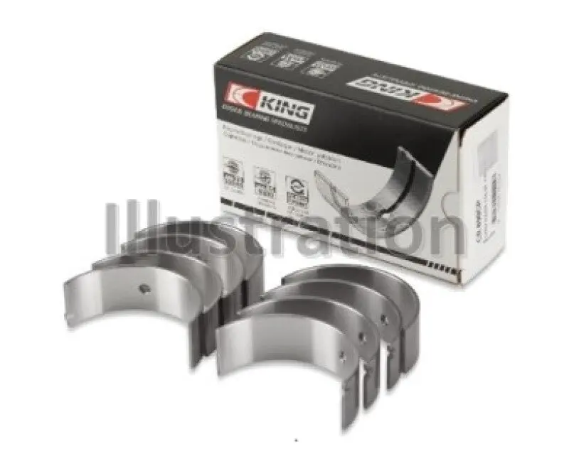 King Engine Bearings Connecting Rod Set For Suzuki F8/F10 Engines (+0.25Mm Oversize) 1