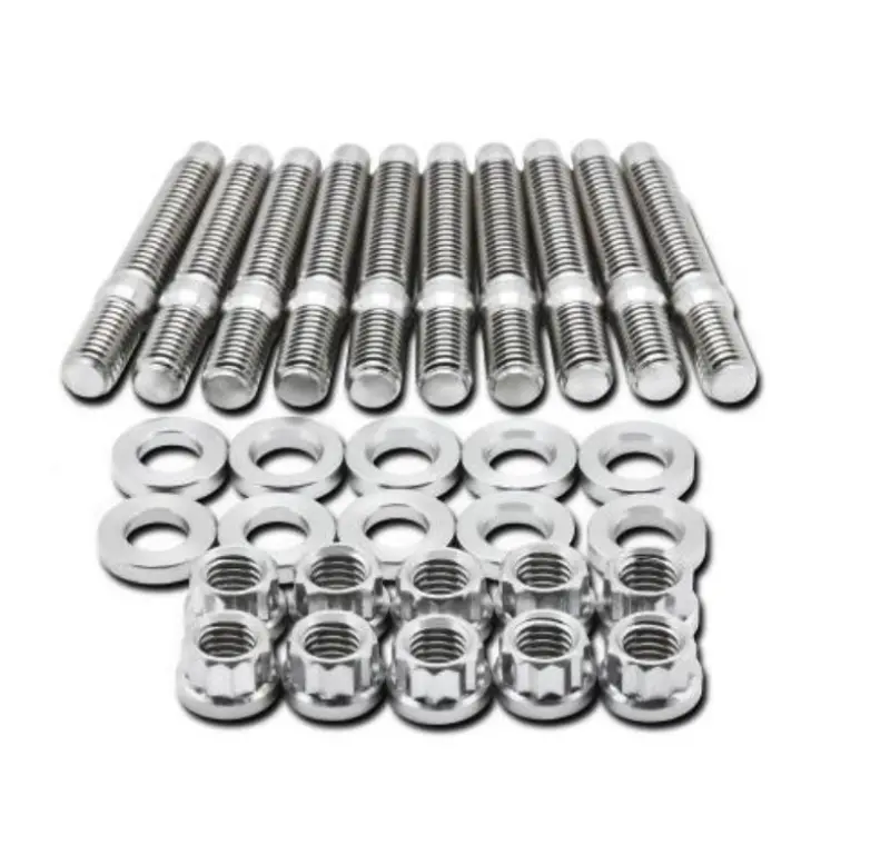 Blox Racing Stainless Steel Exhaust Manifold Stud Kit – M8 × 1.25Mm × 45Mm, 7-Piece Sus303 Set 1