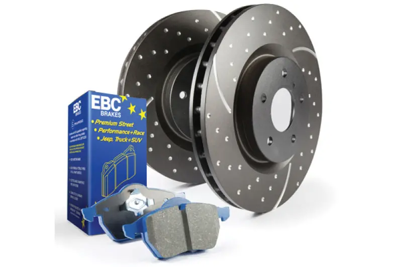Ebc Bluestuff High-Performance Brake Kit – Pads + Gd Drilled & Slotted Rotors 1