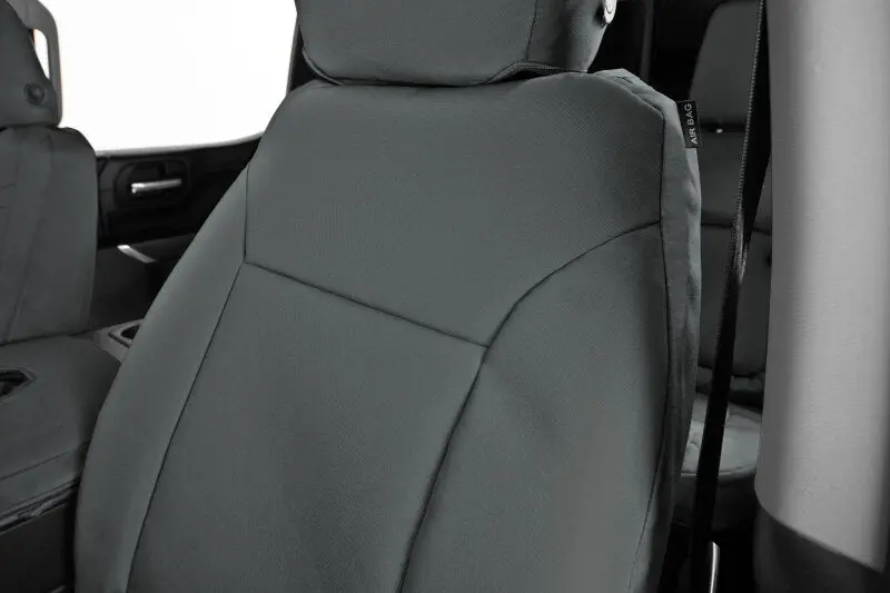 Covercraft Endura Precisionfit Seat Covers For 2020–2024 Jeep Gladiator – Front Row, Charcoal Fabric 1