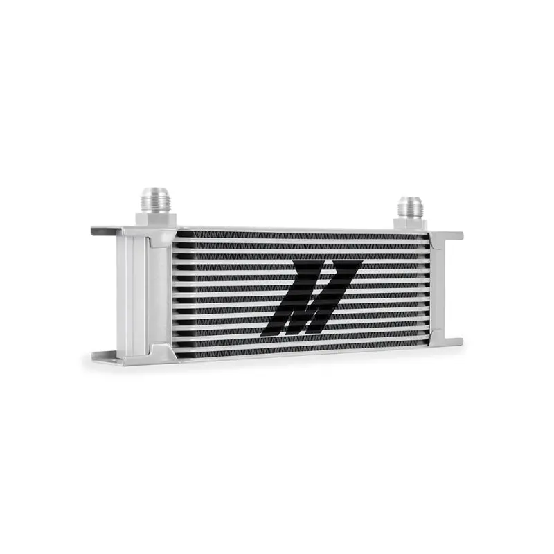 Mishimoto Universal 13-Row Thermostatic Oil Cooler Kit – Silver Finish 2