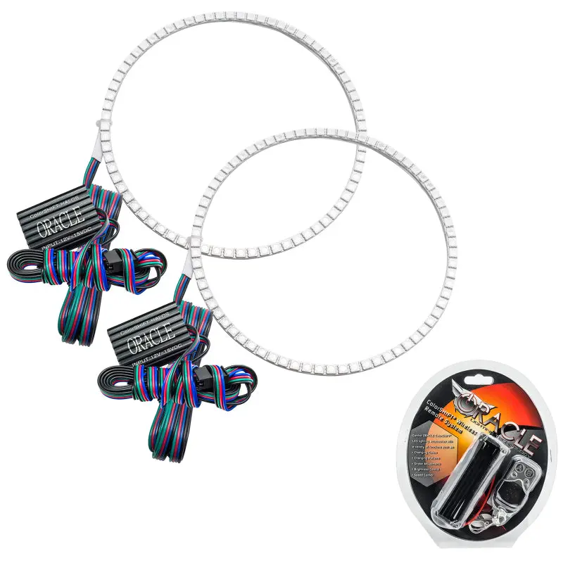 Oracle Lighting Colorshift Halo Headlight Kit With Rf Remote For 2005–2010 Hummer H3 1