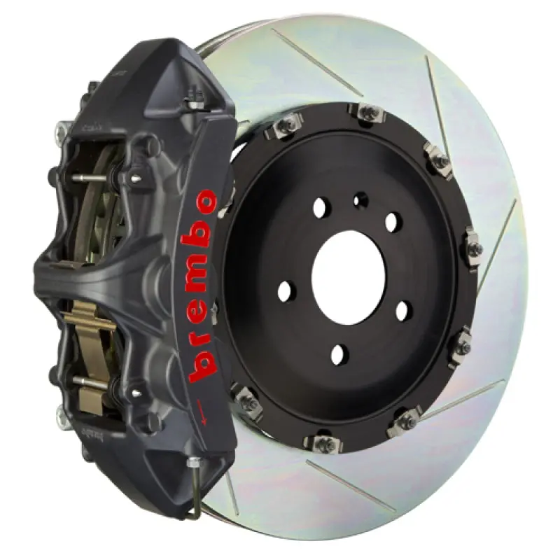 Brembo Gts Front Big Brake Kit – 6-Piston Cast Calipers & Slotted 380X34Mm Two-Piece Rotors For 2012–2014 Mercedes-Benz Cls350 1