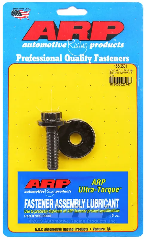 Arp High-Strength 12-Point Crankshaft Pulley Bolt Kit For Ford 4.6L V8 Engines 1
