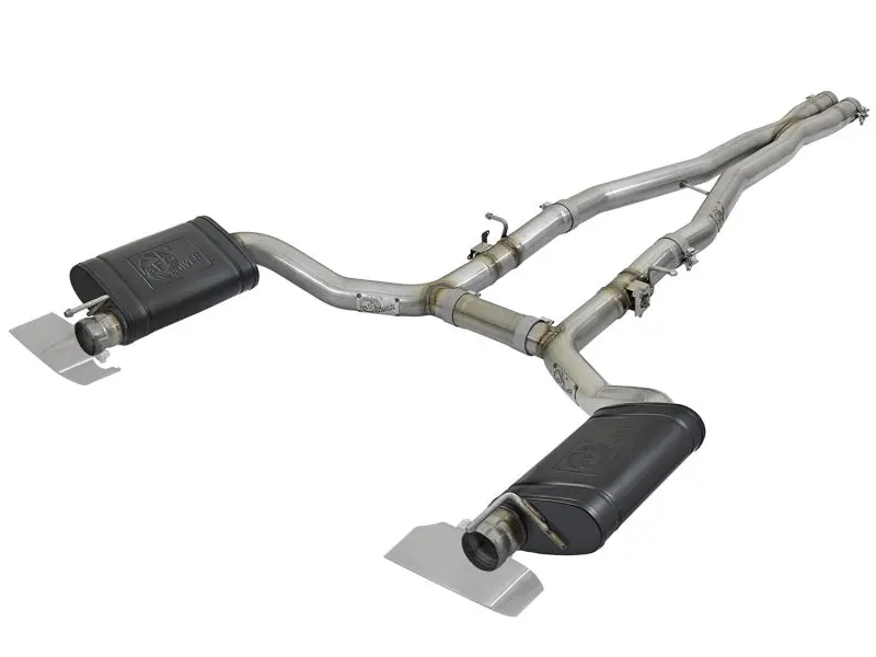 Afe Mach Force Xp 304 Stainless Steel Cat-Back Exhaust For 2017–2019 Dodge Challenger 5.7L V8 1