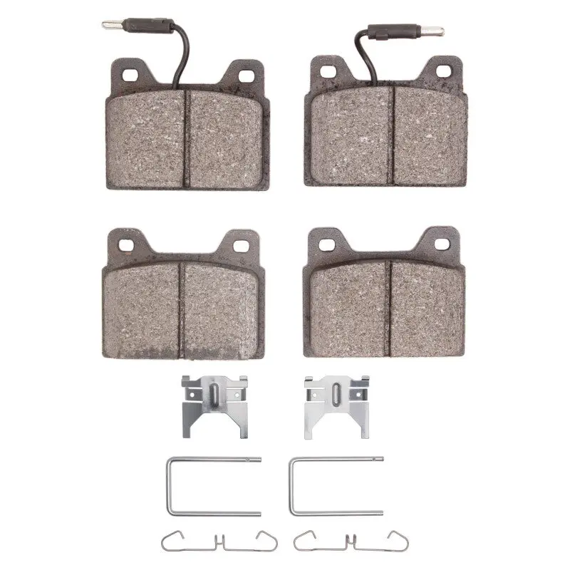 R1 Semi-Metallic Rear Brake Pad & Hardware Kit For 1980–1989 Peugeot 604 1