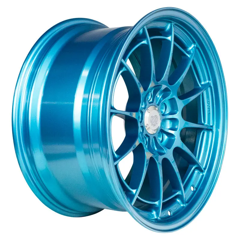 Enkei Nt03+M Forged Alloy Wheel – 18×9.5", 5×114.3, 40Mm Offset, 72.6Mm Center Bore, Emerald Blue Finish 1