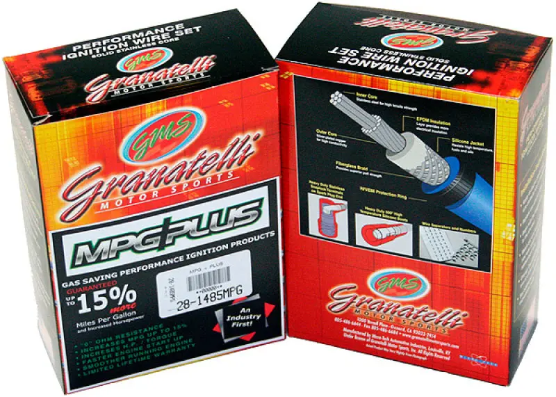 Granatelli High-Performance Ignition Wires For 1991–1998 Nissan 240Sx (Sr20De, 2.4L 4-Cylinder) 1