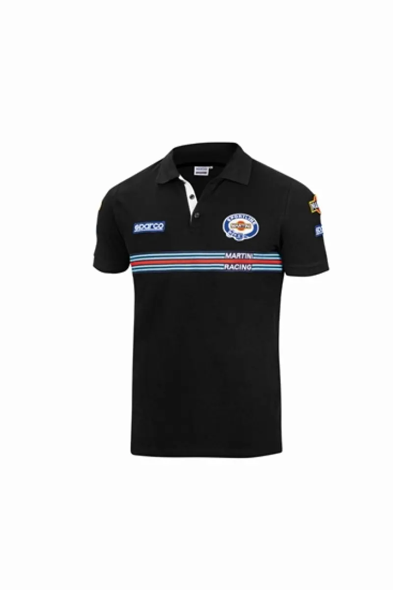 Sparco Polo Replica Steering Wheel – Martini Racing Edition, Large Size, Black Finish 1