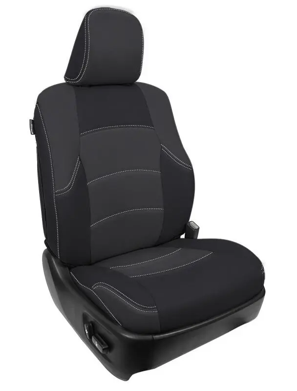Prp Custom Front Seat Covers For Toyota 4Runner (2011 And Newer) – Two-Piece Set In Black/Grey Fabric 1