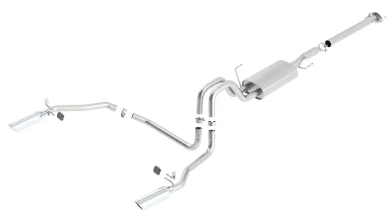 Borla Atak Cat-Back Exhaust System – Aggressive Sound, Stainless Steel, For 2011–2014 Ford F-150 5.0L (2Wd/4Wd Automatic) 1