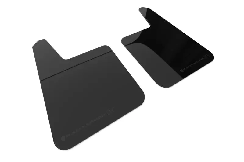 Rally Armor Universal Black Ur Plus Mud Flap W/ Metallic Black Logo - Pair 1