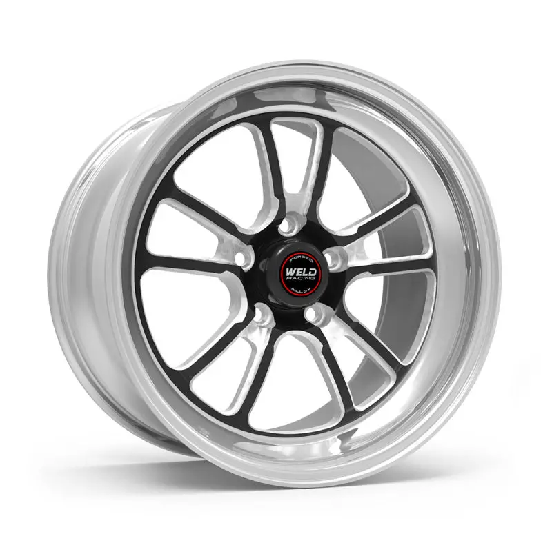 Weld Racing S70 Rt-S Alloy Wheel – 17×8", 5×114.3Mm Bolt Pattern, 5.5" Backspace, Black Center / Polished Rim 1