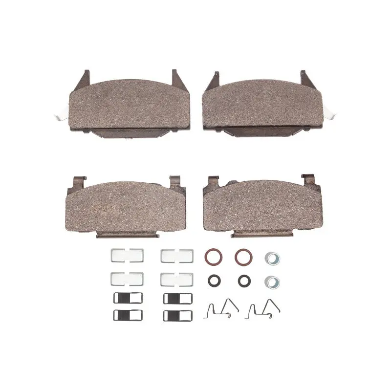 R1 Semi-Metallic Front Brake Pad & Hardware Kit For 1980–1982 Chevrolet Chevette 1
