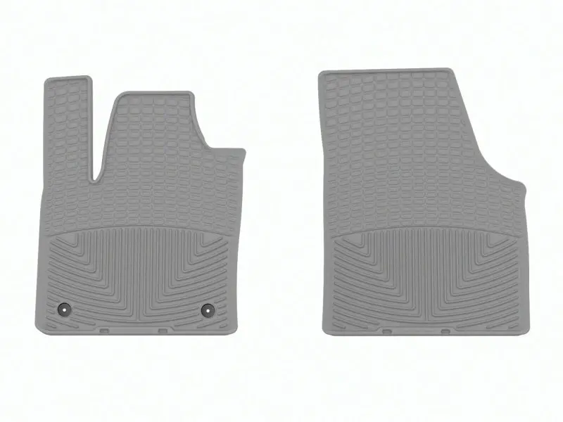 Weathertech Front Floor Liners For 2018–2024 Volkswagen Atlas & Atlas Cross Sport – Premium Grey Rubber 1