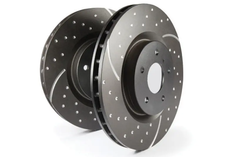 Ebc Gd Sport Rear Brake Rotors – Ventilated & Drilled, Compatible With 2015+ Hyundai Sonata 1.6T With Electric Parking Brake 1