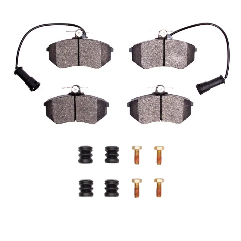 R1 Front Brake Pad & Hardware Kit – Oe-Grade Optimum Replacement For 1983–1991 Audi 5000Cs Turbo Quattro 1