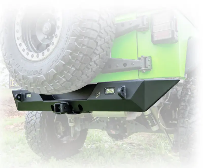 Turn Offroad Rear Bumper With Integrated Hitch & Led Lighting — Fits 2007–2018 Jeep Jk Wrangler 1
