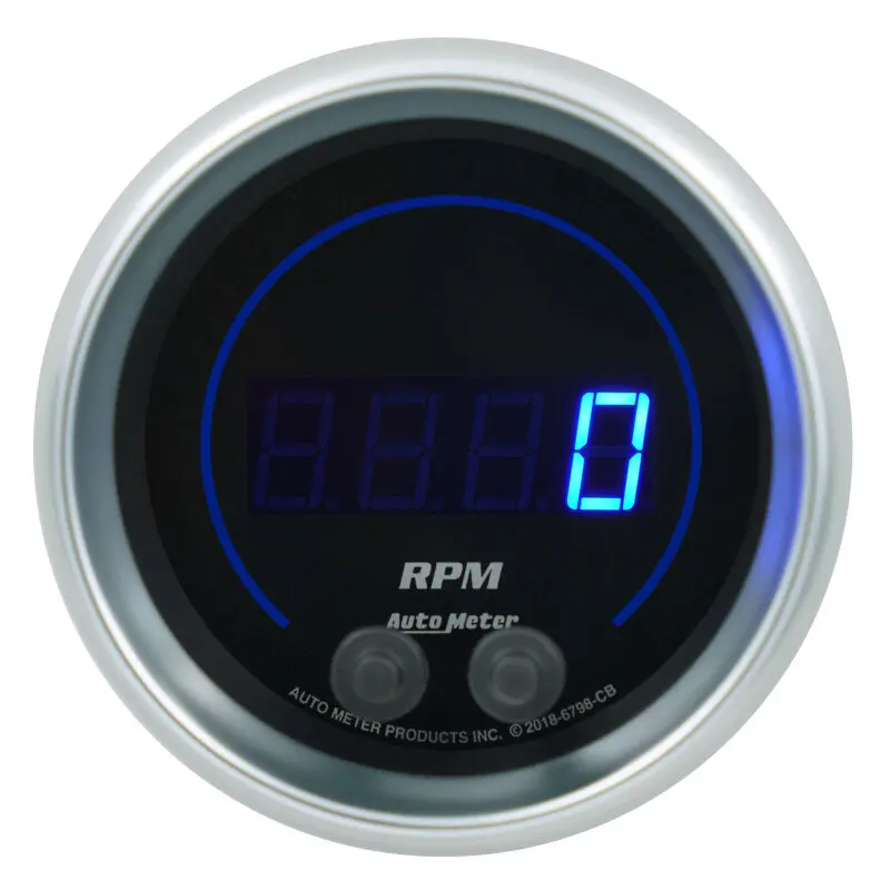 Autometer Cobalt Elite Digital Tachometer – 85.7Mm (3-3/8") Black Face, 0–16,000 Rpm Range 1
