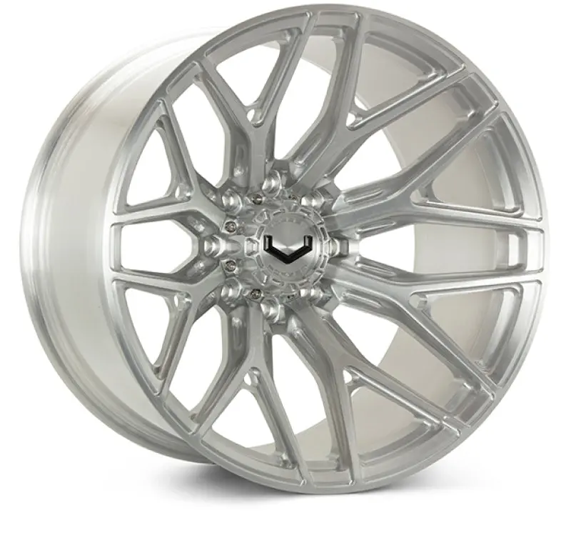 Vossen Vfx-03 Forged Alloy Wheel – 22×12″, 6×135 Bolt Pattern, +44 Offset, Ultra-Deep Lip, Brushed Gloss Clear Finish 1
