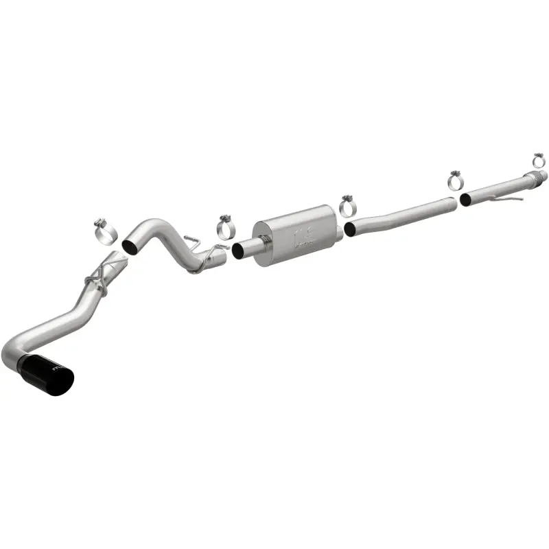 Magnaflow Single Exhaust System For 2024+ Ford Ranger – Black Chrome Finish 1