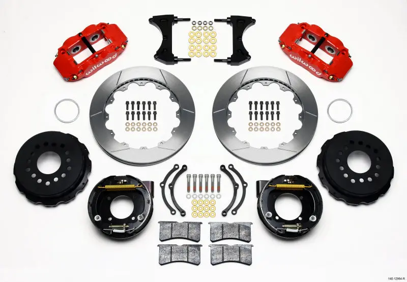 Wilwood Superlite 4R Rear Parking Brake Kit – 12.88" Rotors For Chevy 12-Bolt Axles With C-Clips 1