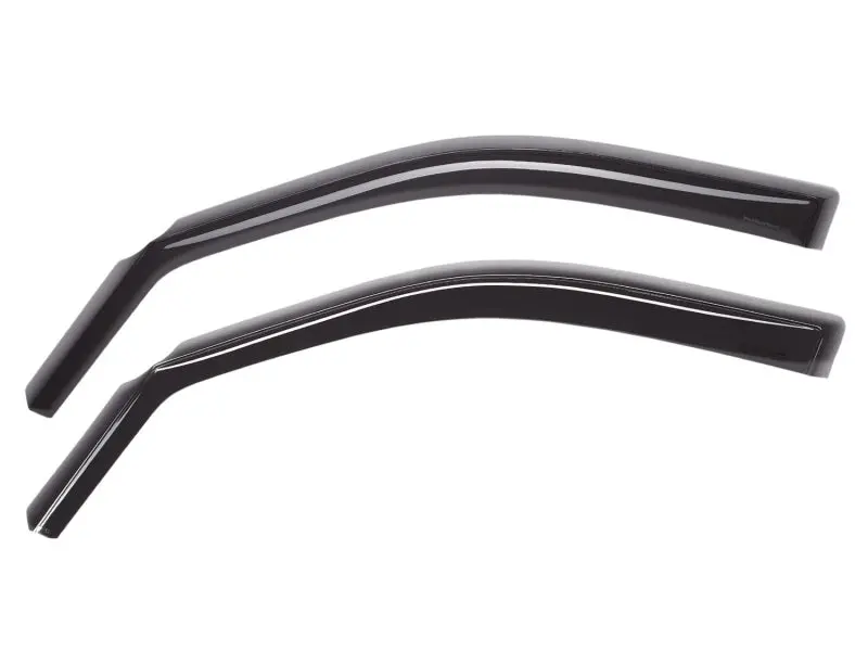 Weathertech Window Deflectors – Front Side Windows, Dark Smoke Finish For 2019–2021 Ford Ranger 1