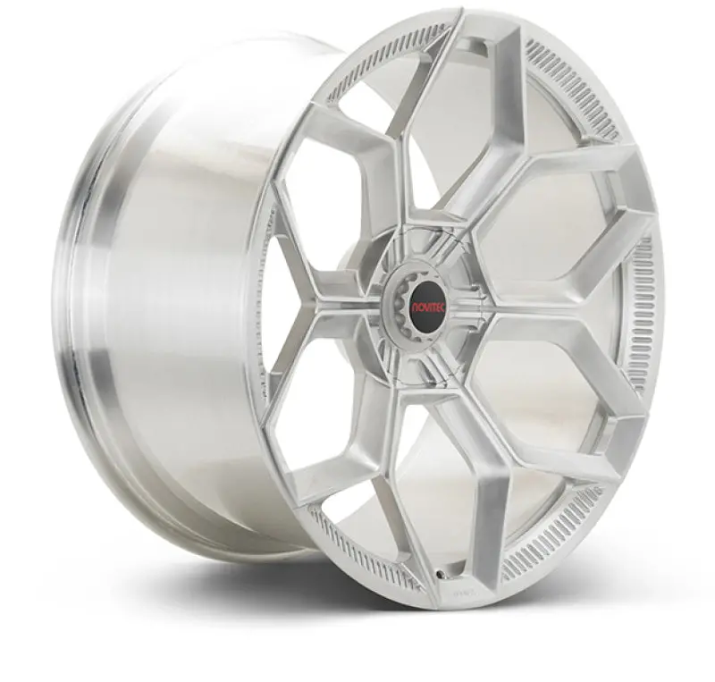 Vossen X Novitec Nl5-5L Forged Wheel – 21X12.5", 5X112, Et43, Brushed Gloss Clear – Optimized For Lamborghini Huracán 1