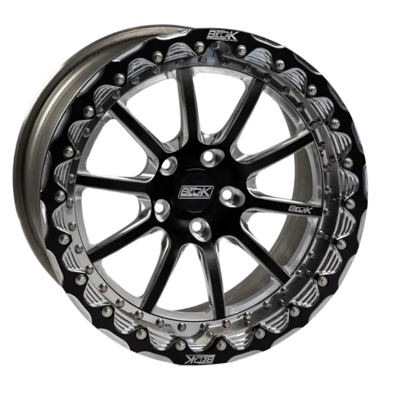Belak Series 4 Single Beadlock Wheel – 18X10 Inches, 6.75-Inch Backspace, 5X4.75 Bolt Pattern, High-Pad Design 1
