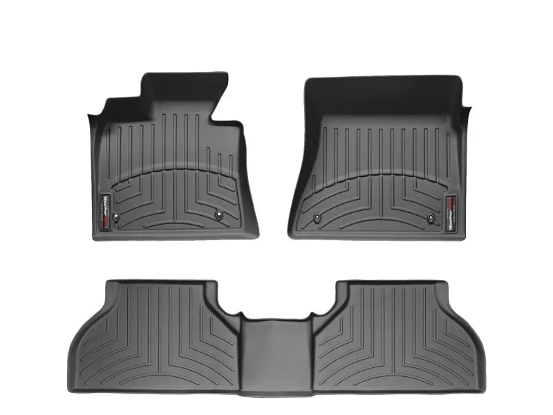 Weathertech Front Floorliner – Black Heavy-Duty Custom Fit 1