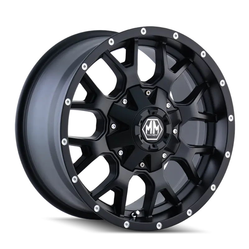 Mayhem 8015 Warrior Matte Black Alloy Wheel – 18×9", 8×170 Bolt Pattern, 18Mm Offset, 125.2Mm Hub Bore 1