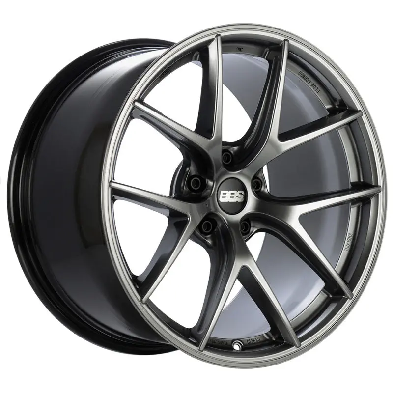 Bbs Ci-R Forged Alloy Wheel – 19X10.5", Et41.5, Gloss Diamond Black, Face 3 Design 1