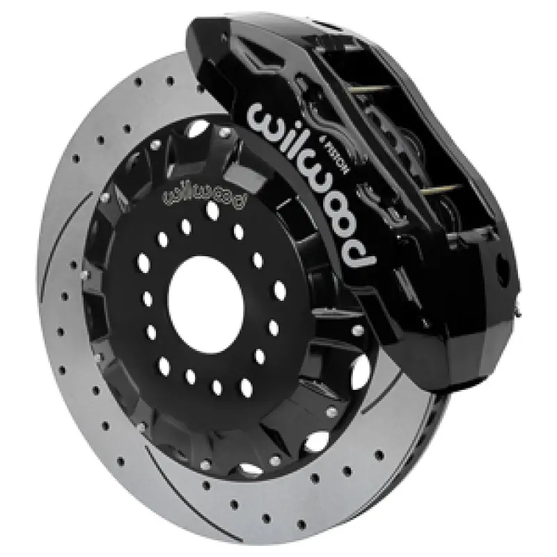 Wilwood Tx6R Front Brake Kit For 1963–1970 Chevy C10 – Includes 16" Srp Rotors & Stainless Lines (Black Finish) 1