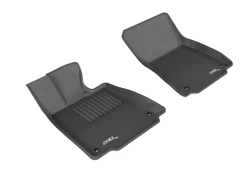3D Maxpider Custom Fit Floor Mat For 2014–2020 Lexus Is Kagu – First Row, Black 1