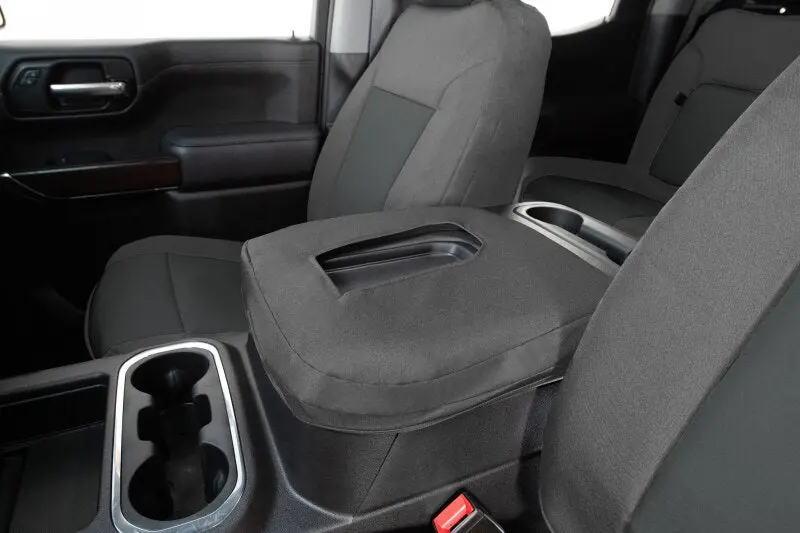 Covercraft Endura Precisionfit Front Seat Covers For 2018–2024 Toyota Camry – Silver/Charcoal 1