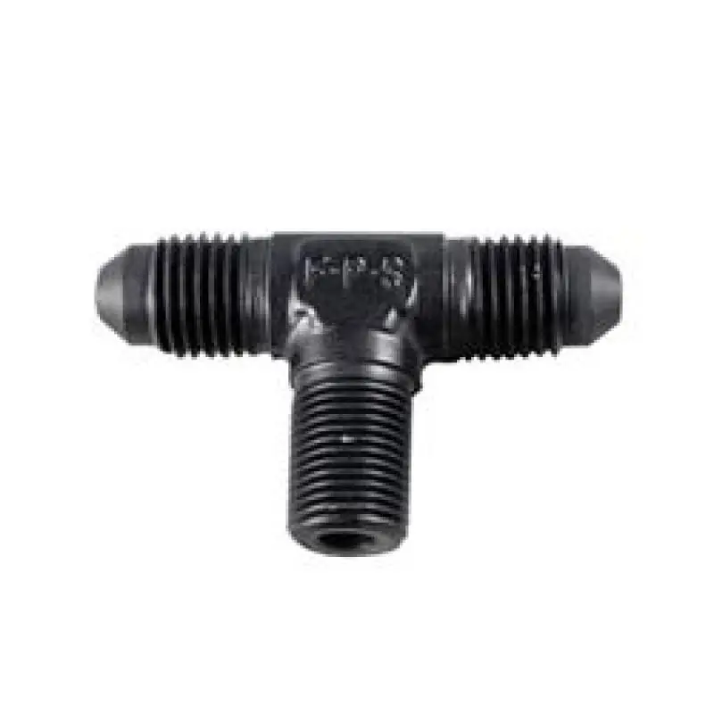 Fragola -4An Tee 1/8 Npt On The Side - Black 1