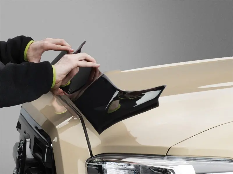 Weathertech Hood Protector For 2014–2019 Toyota Highlander – Matte Black, Precision-Fit Deflector 1