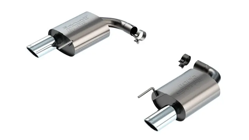 Borla S-Type Axle-Back Exhaust System For 2024–2025 Ford Mustang Ecoboost 2.3L – Chrome Tip Finish 1