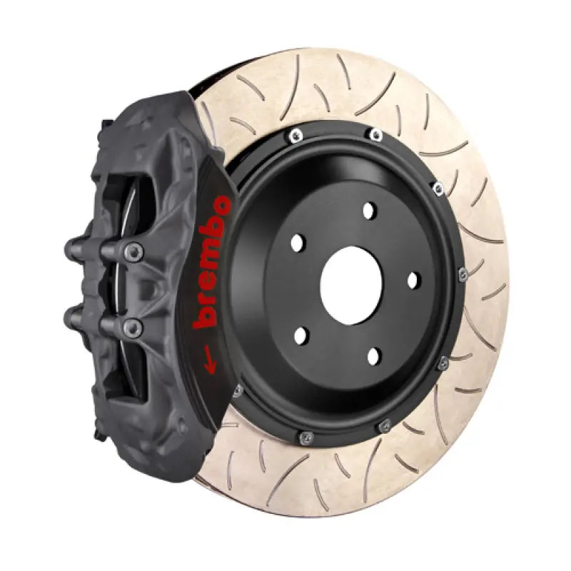 Brembo Pista Front Big Brake Kit For 2007–2015 Audi Tt/Tts – Forged 6-Piston Calipers & 355Mm Two-Piece Rotors 1