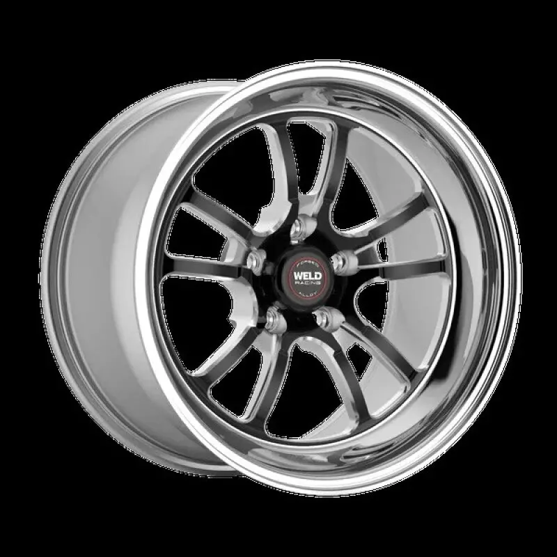 Weld Racing S70 Rt-S Alloy Wheel – 17×8", 5×114.3Mm Bolt Pattern, 5.5" Backspace, Black Center / Polished Rim 2